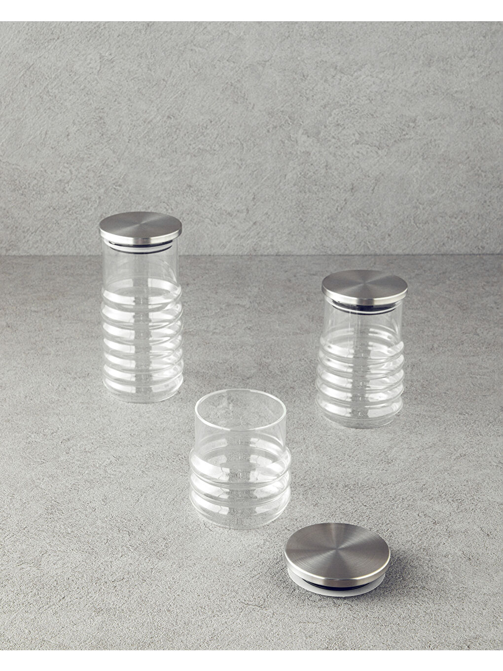 Renksiz Rivoli Borosilikat Kavanoz 900 ml Şeffaf-3