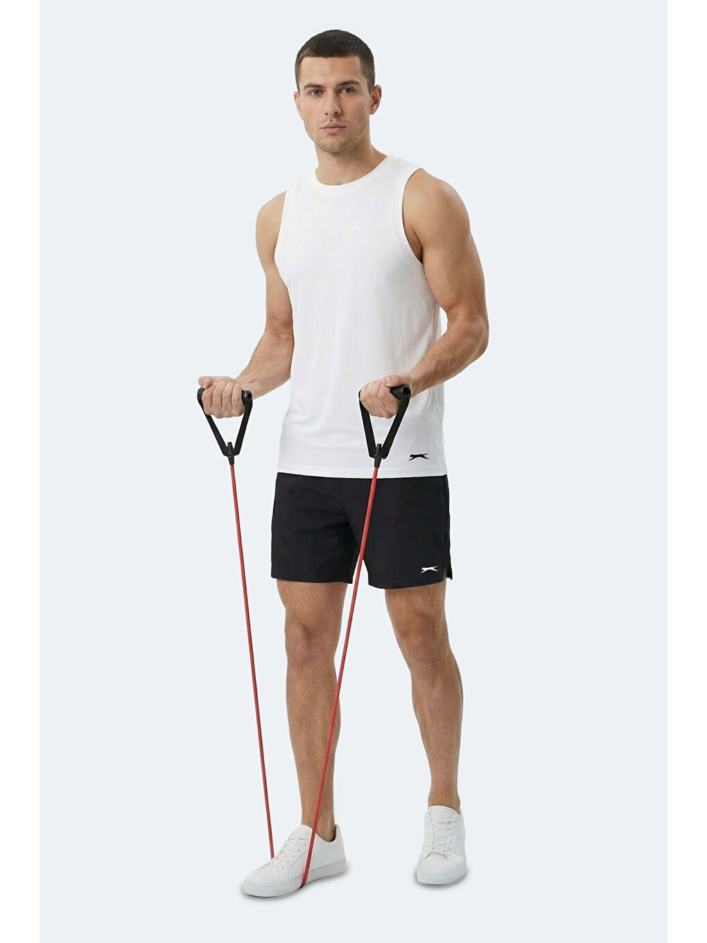 KULAP Erkek Kolsuz Beyaz Tişört-6