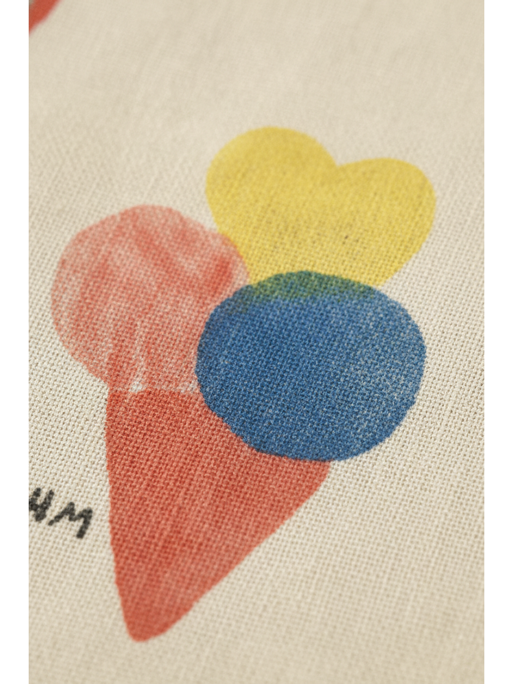 Çocuk Pamuklu Bej Dondurma Desenli Gömlek Ve Şort Takım-2