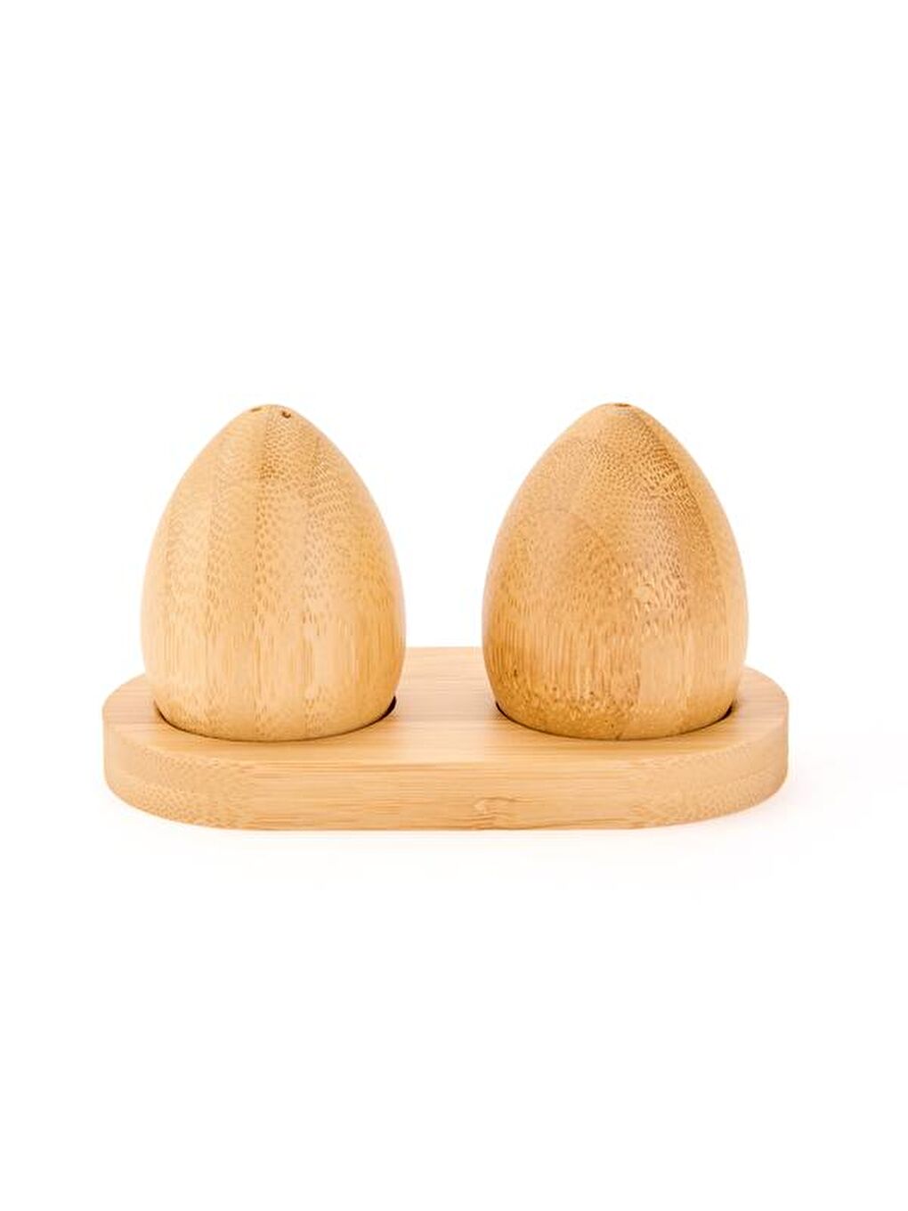 Yumurta Tuzluk Biberlik - Kahverengi - 11,8x6x6,6 cm-2