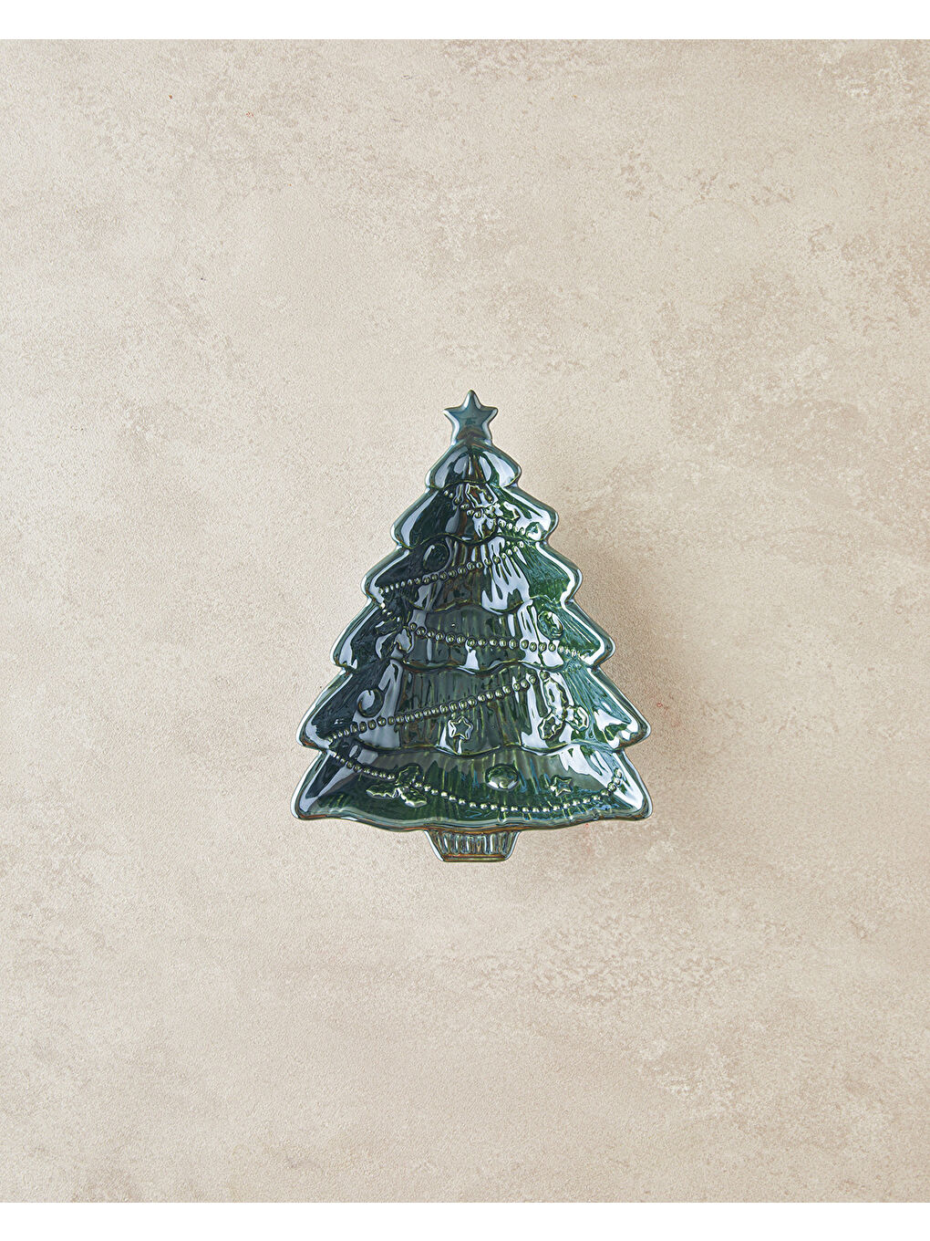 Green Pine Dolomite Pasta Tabağı 21 cm Yeşil-1