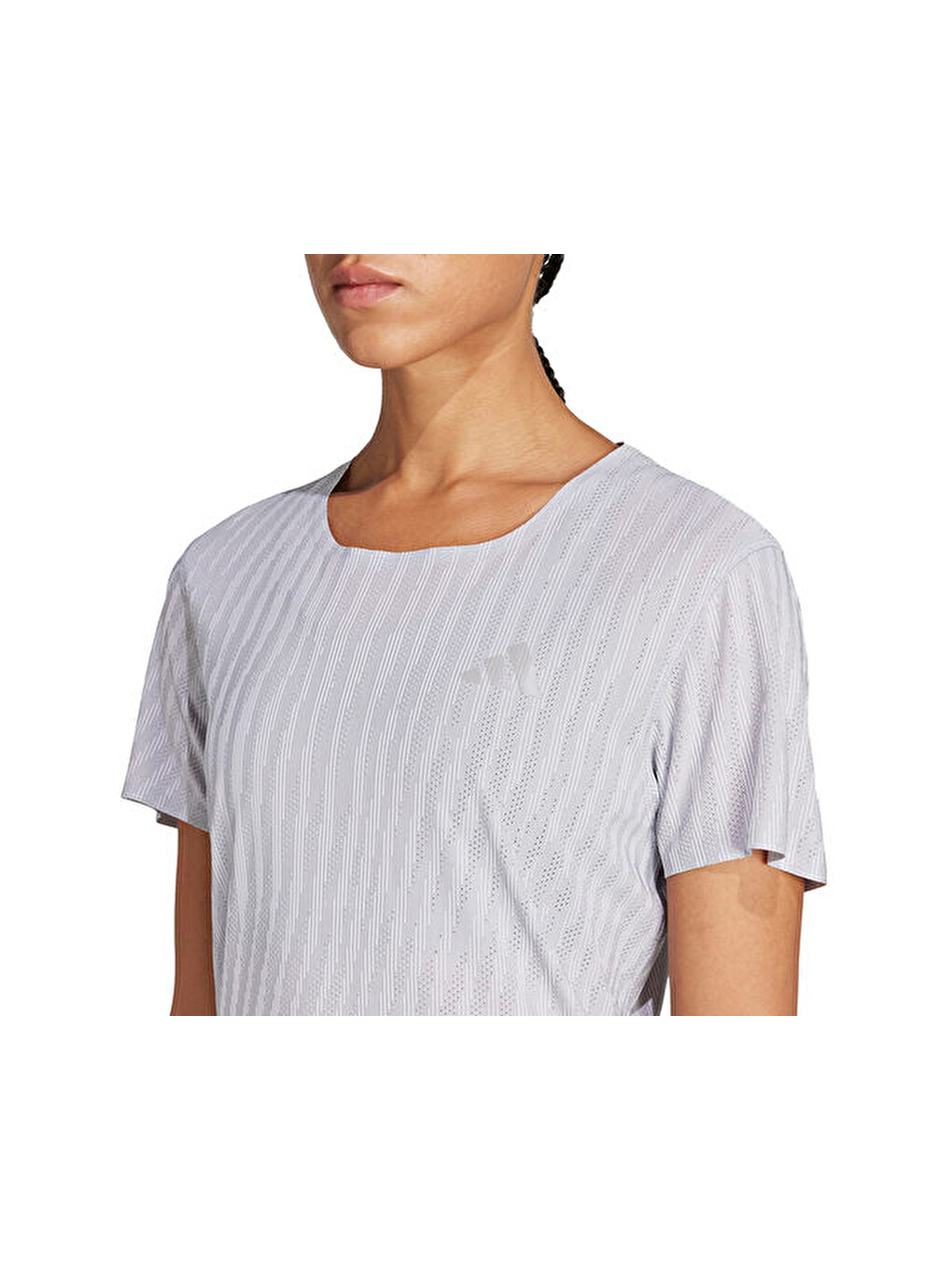 Adi365 Co Tee W Kadın Koşu Tişörtü Jm5704 Gri-5