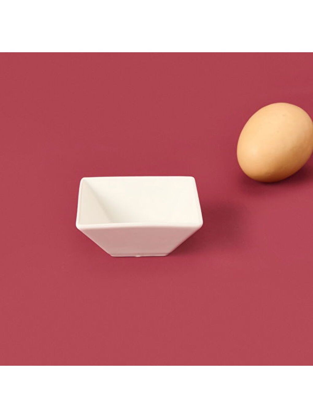 Kare Sosluk - Beyaz - 7 cm-1