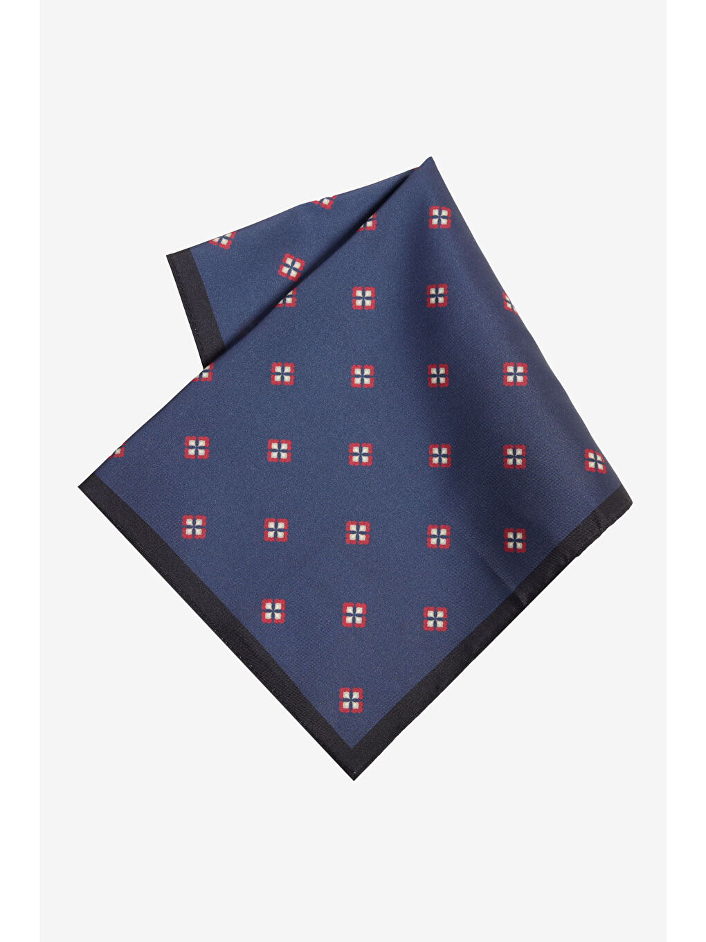 Erkek Lacivert Desenli Mendil