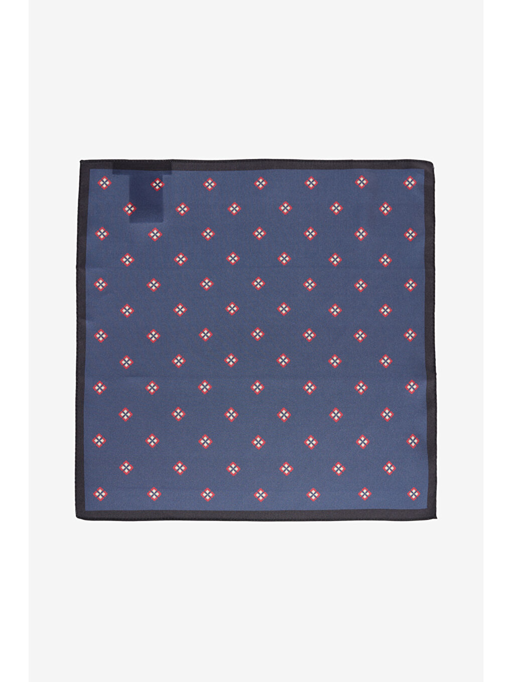 Erkek Lacivert Desenli Mendil-1