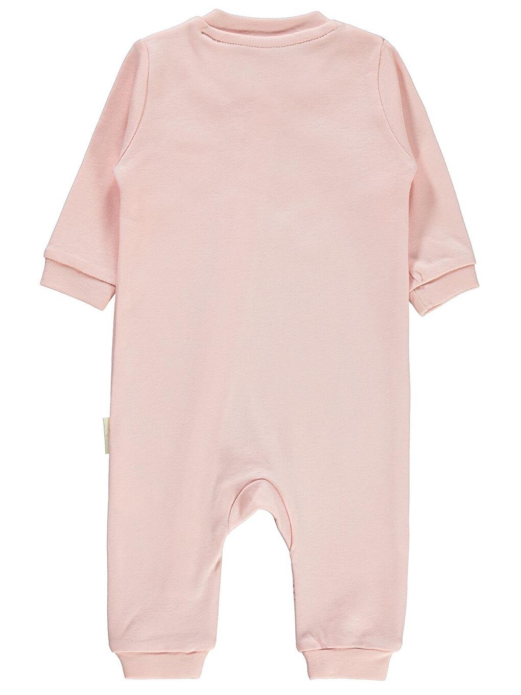 Civil Baby Bebek Organik Patiksiz Tulum 0-6 Ay Pembe - 1