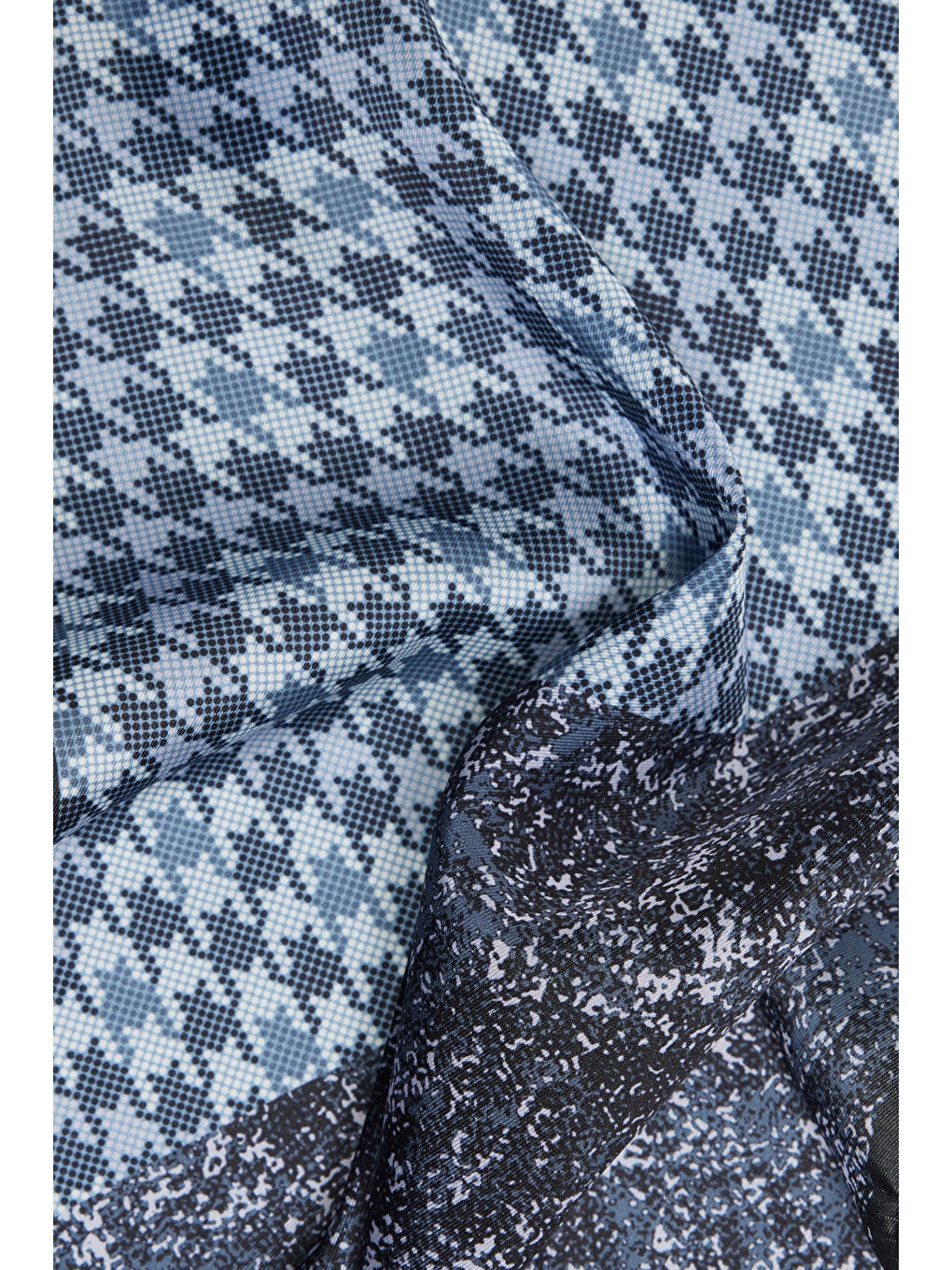 Erkek Gri-Siyah Desenli Mendil-2