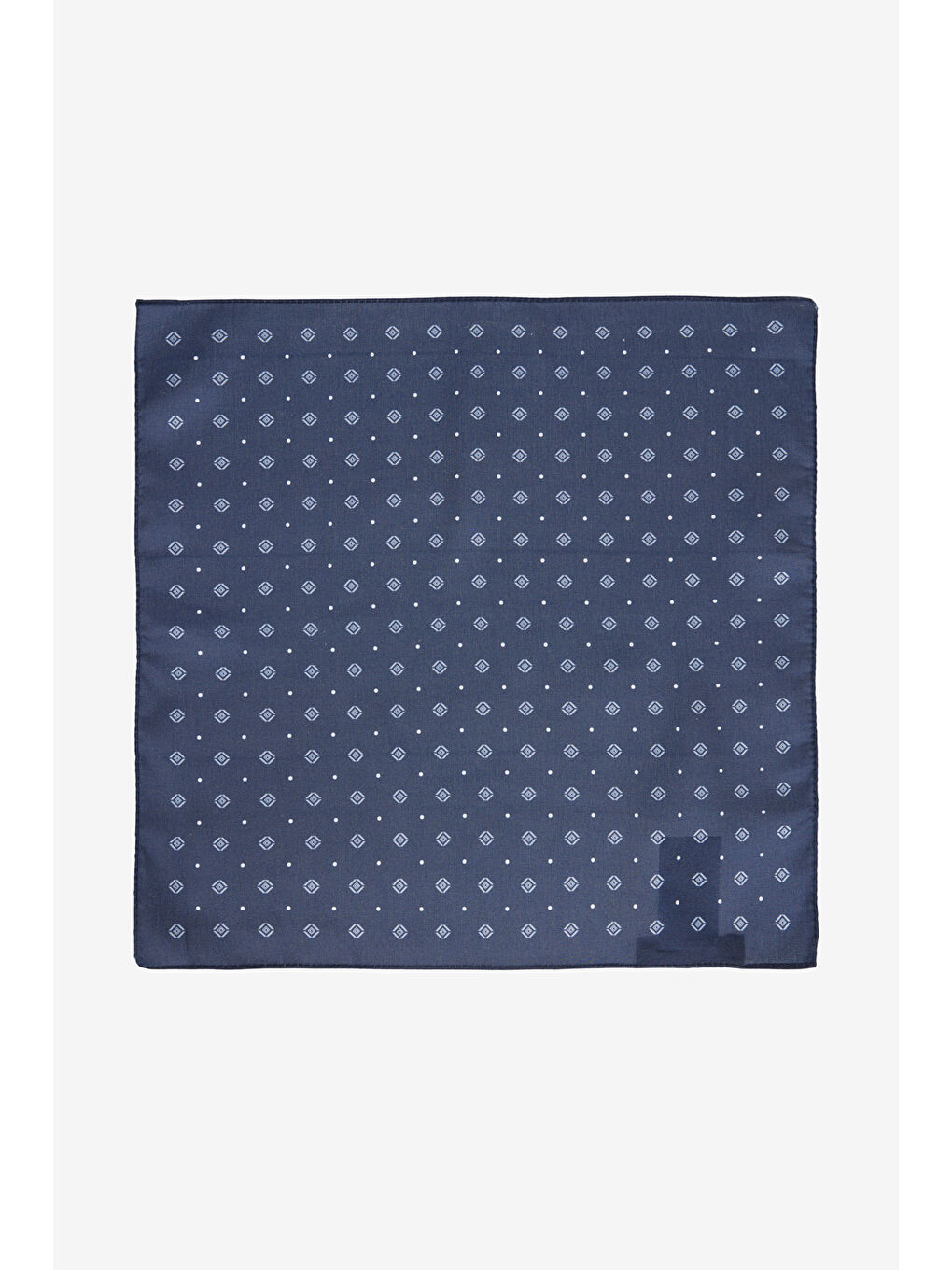 Erkek Lacivert Desenli Mendil-1