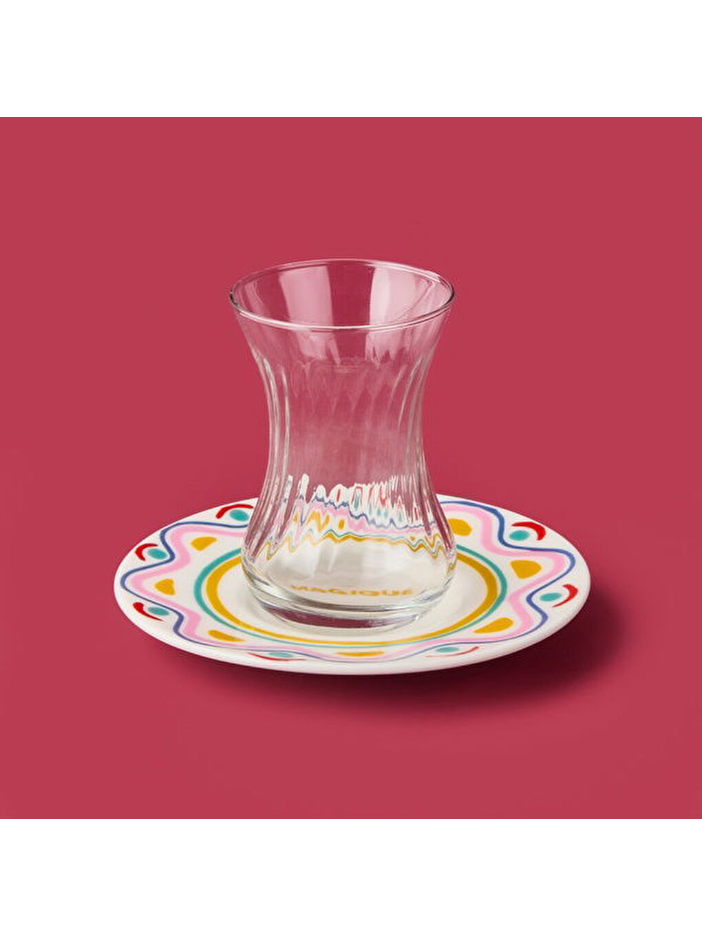 Karışık Kitchen Magique Çay Tabağı - Renkli - 13 cm-3