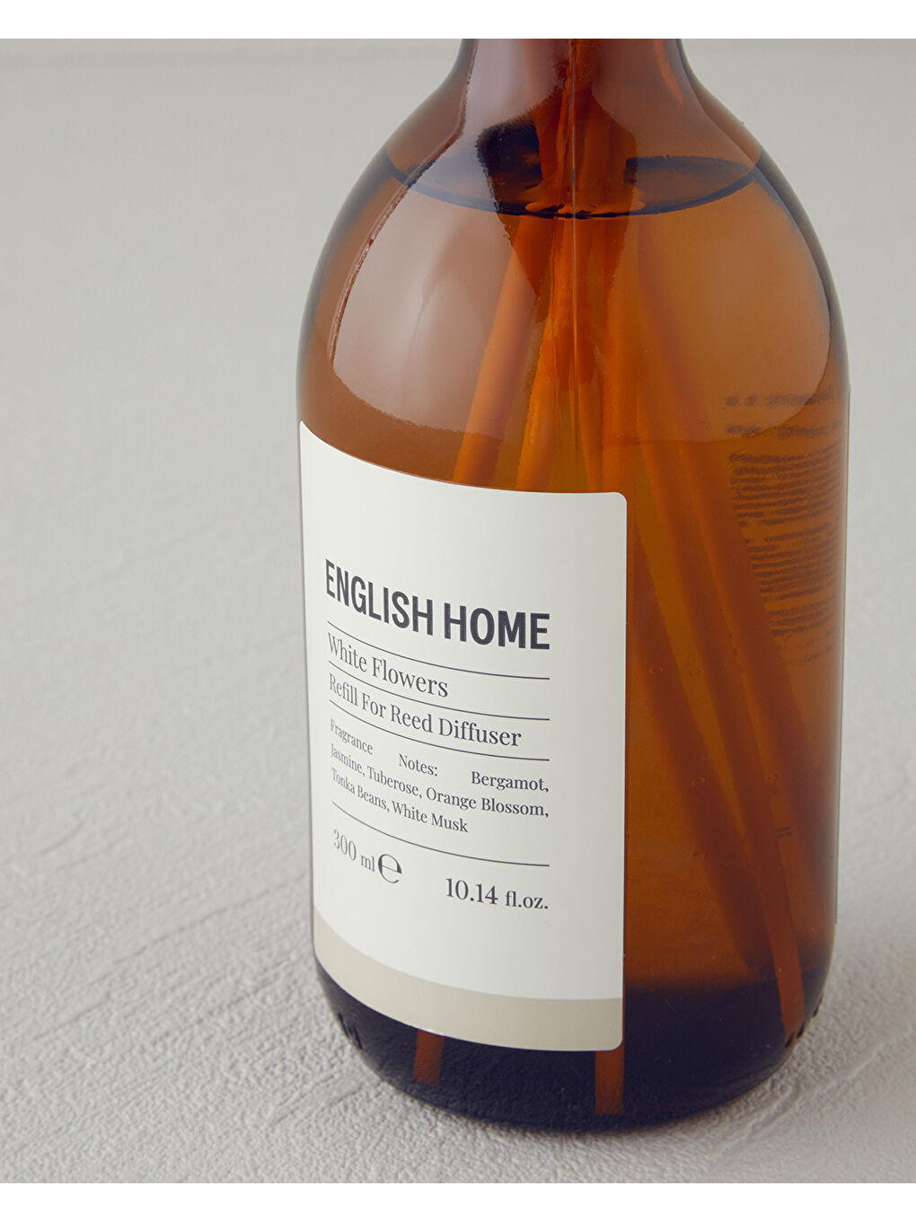 English Home Renksiz Beyaz Çiçekler Çubuklu Oda Kokusu Refill 300 ml - Yeniden Doldurulabilir - 4