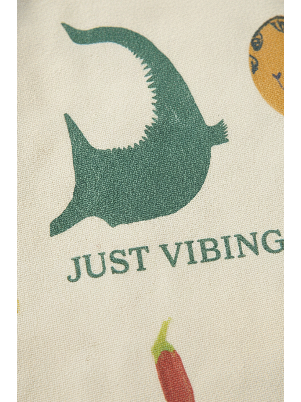 Erkek Çocuk Pamuklu Bej Just Vibing Baskılı Gömlek Ve Şort Takım-2