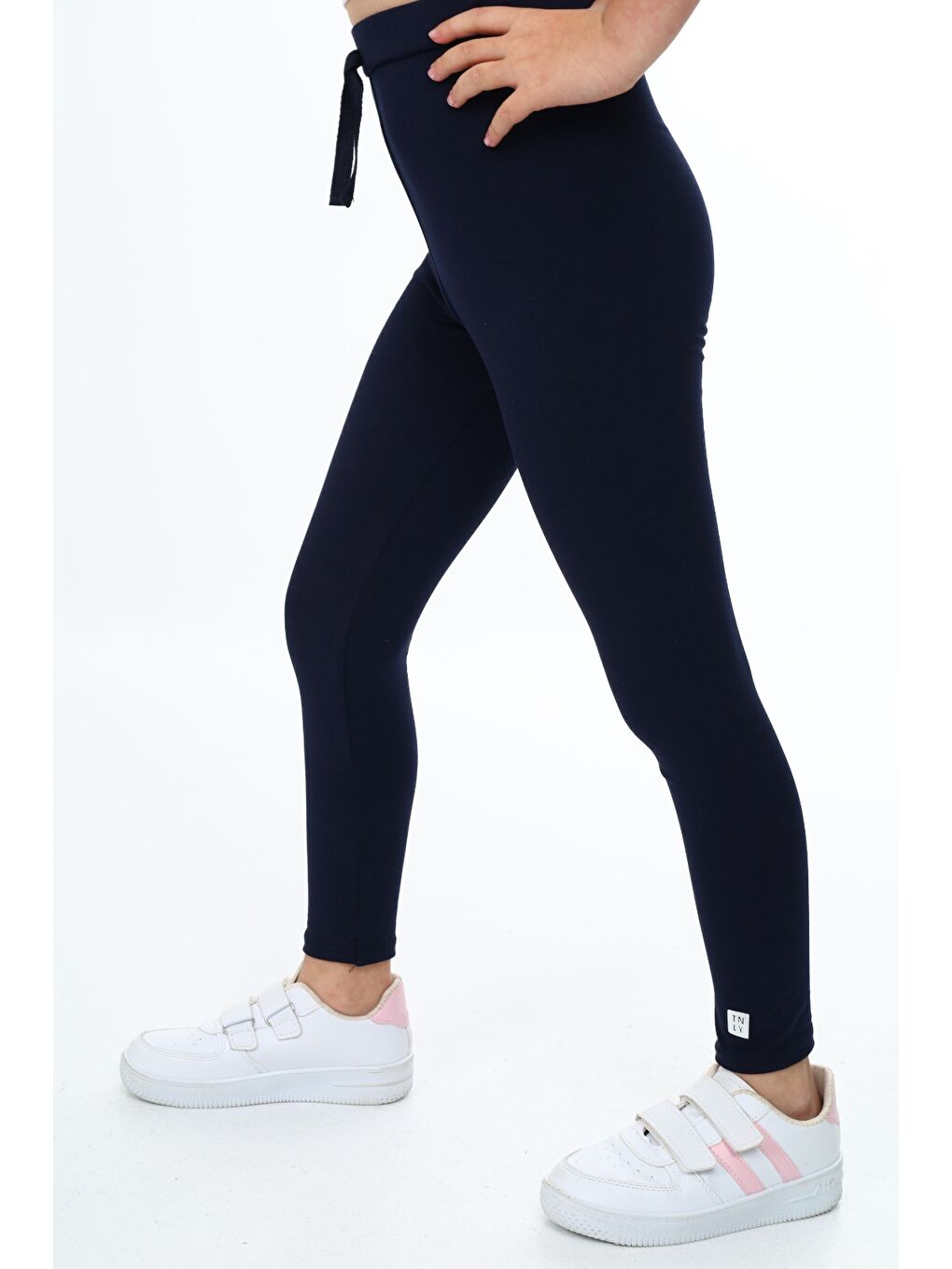 Lacivert Kız Çocuk Baskılı Tayt-3