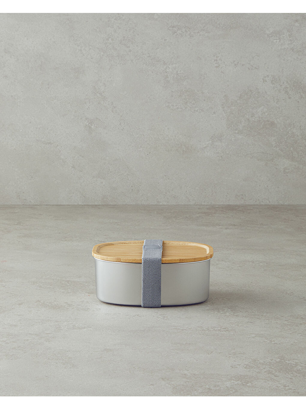 Gri Nador Paslanmaz Çelik Lunch Box 550 ml Silver