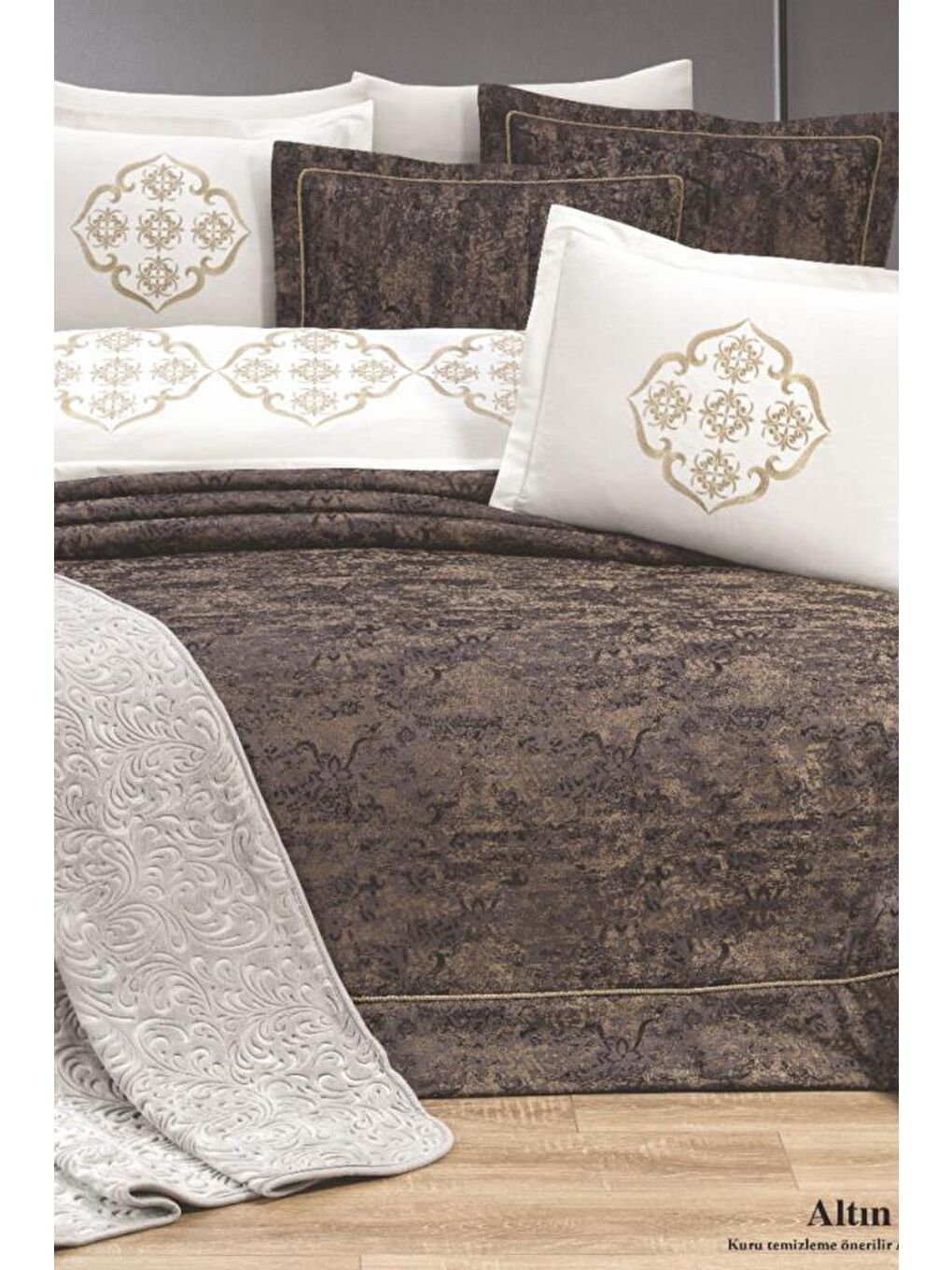 Sarı Jasmin 10 Parça Çeyiz Seti Gold