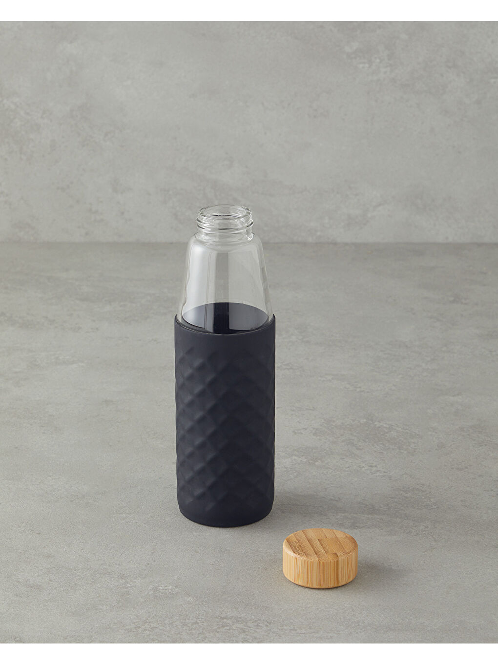 Sortie Cam Şişe 500 ml Siyah-1