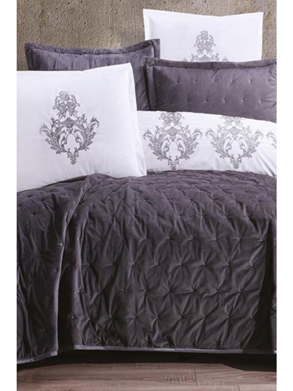 La Donna 10 Parça Çeyiz Seti Antrasit