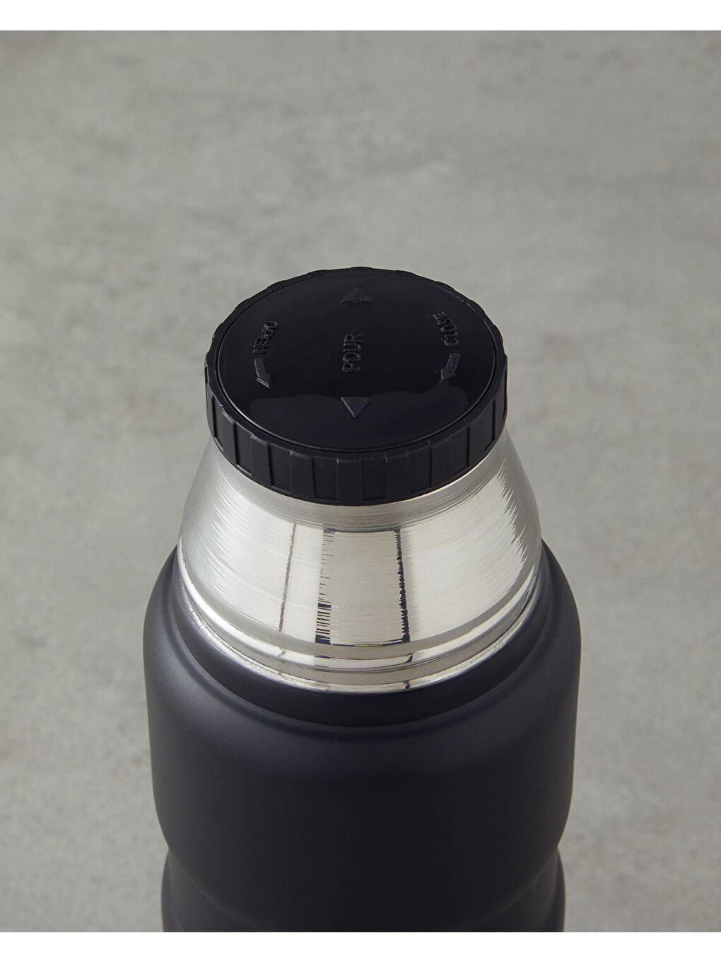 HeatLock Çelik Bardaklı Termos 500 ml Siyah-2