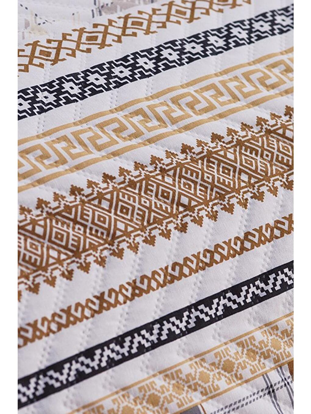 Karışık Ultrasonik Kapitoneli Bengi Çift Kişilik Yatak Örtüsü-1