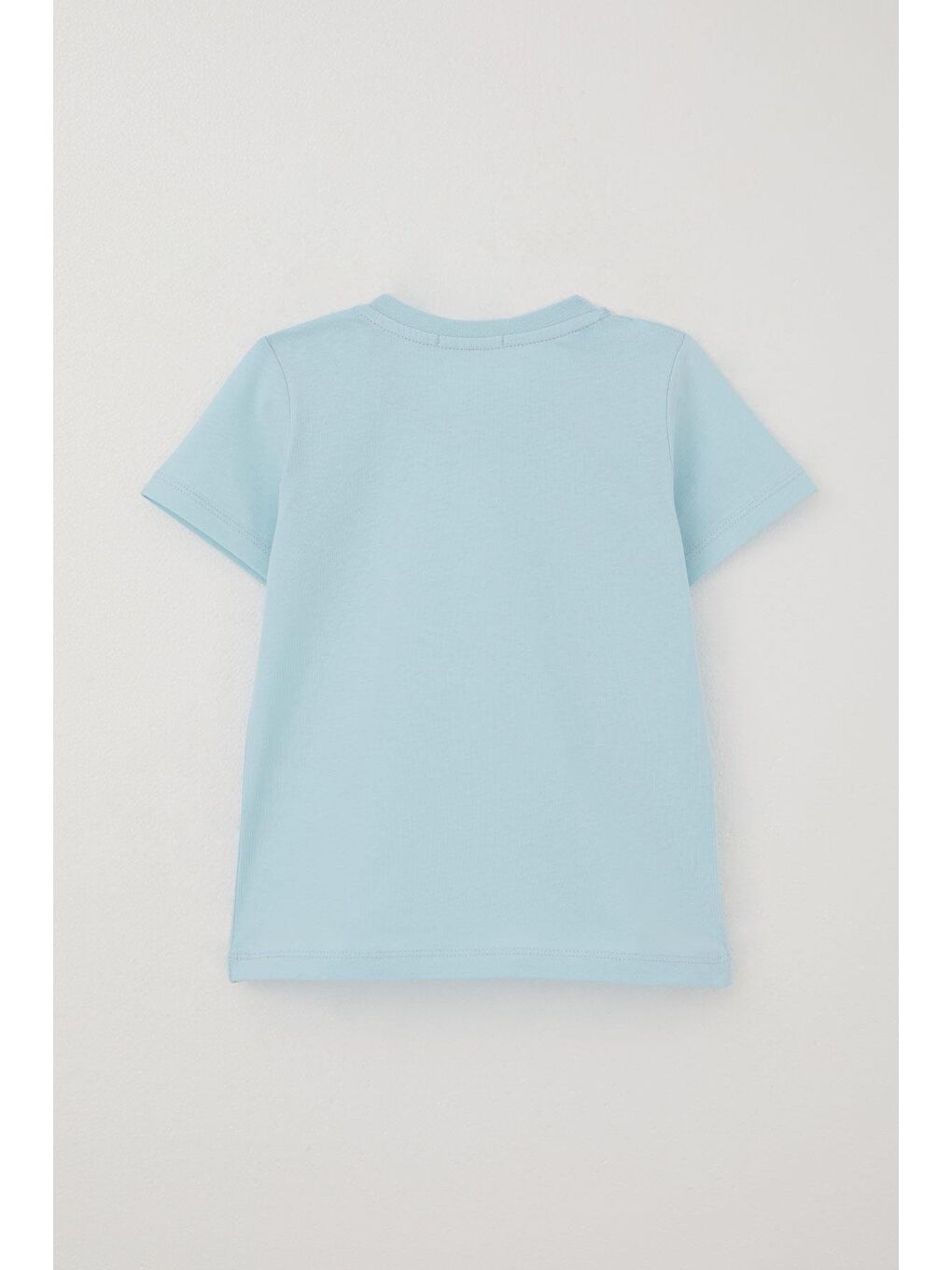 Erkek Bebek Şortlu Takım Oyuncak Bebek Ayıcık Baskılı Açık Mavi (9 Ay-1.5 Yaş)-3