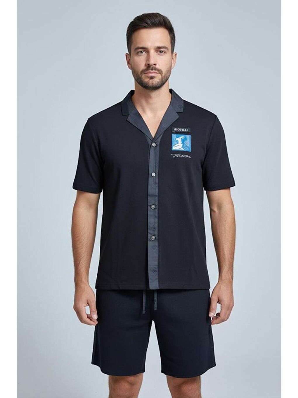 Giotelli Siyah Giopol  Ceket Şort Takim-1