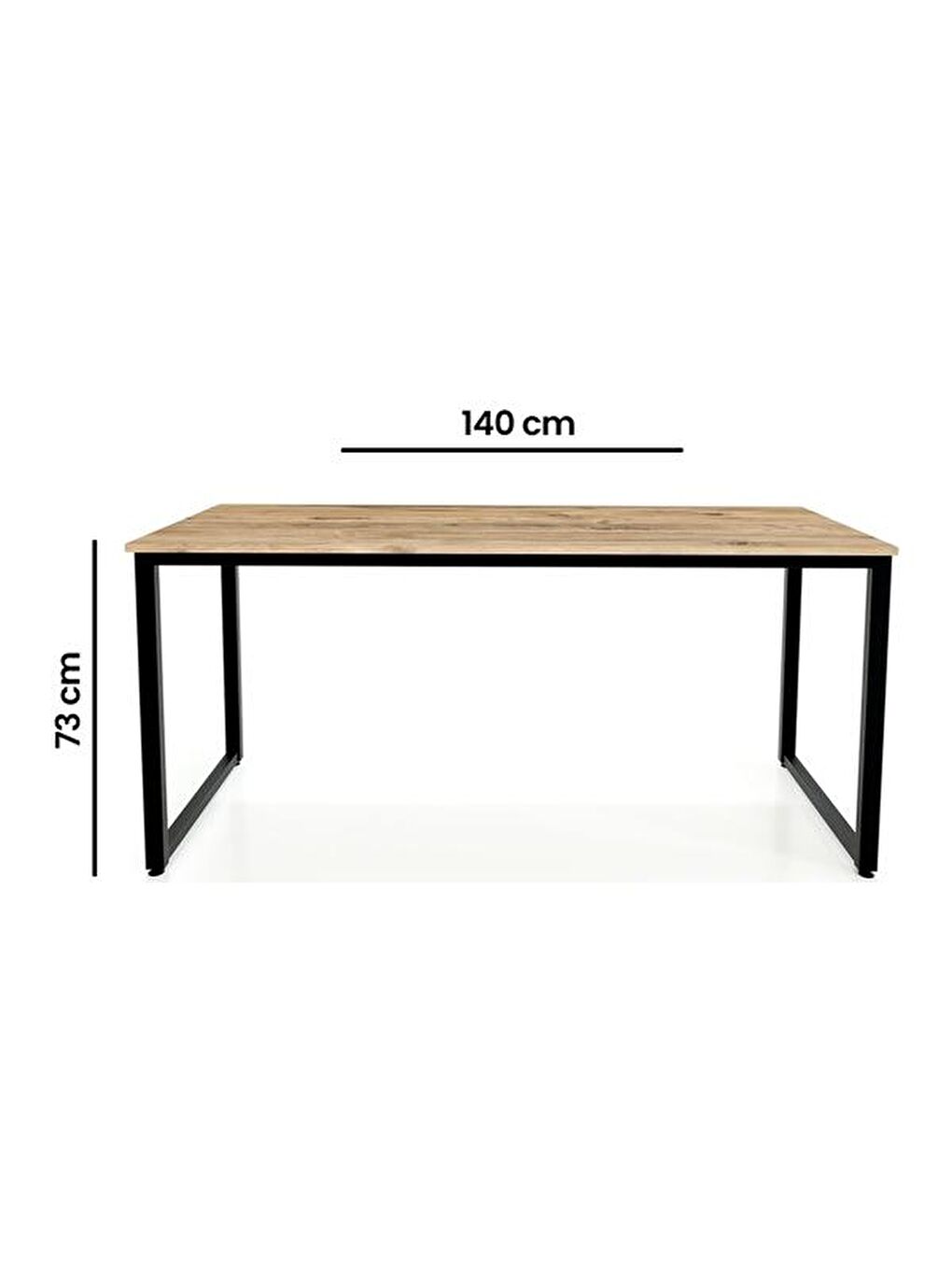 Kahverengi 140 cm Çalışma Masası - Atlantik Çam-5