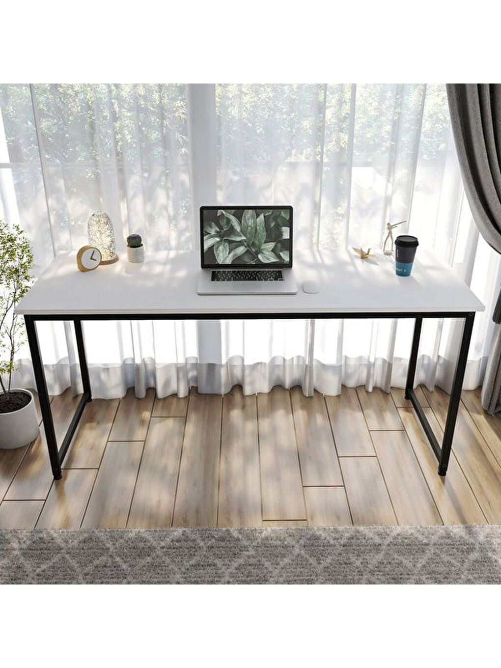Çalışma Masası - Beyaz - 160 cm-5