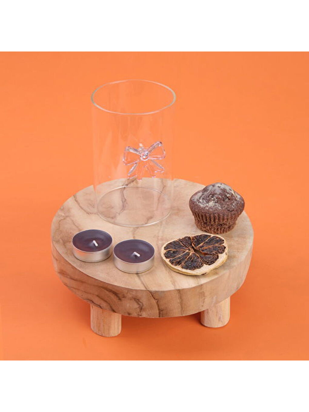 Renksiz Kitchen Fiyonk Figürlü Borosilikat Cam Meşrubat Bardağı - Şeffaf - 510 ml-1