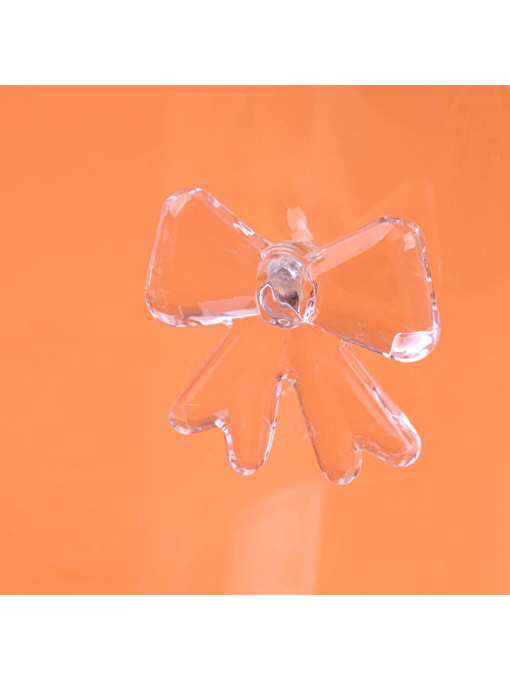 Renksiz Kitchen Fiyonk Figürlü Borosilikat Cam Meşrubat Bardağı - Şeffaf - 510 ml-2