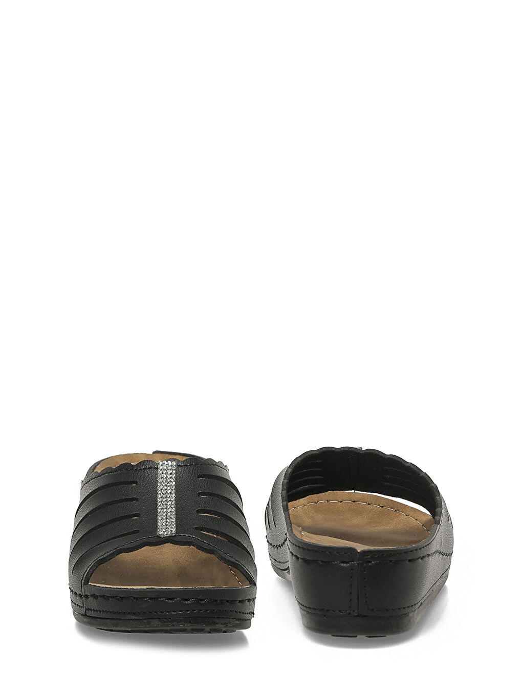 161908.Z6FX Siyah Kadın Terlik-4