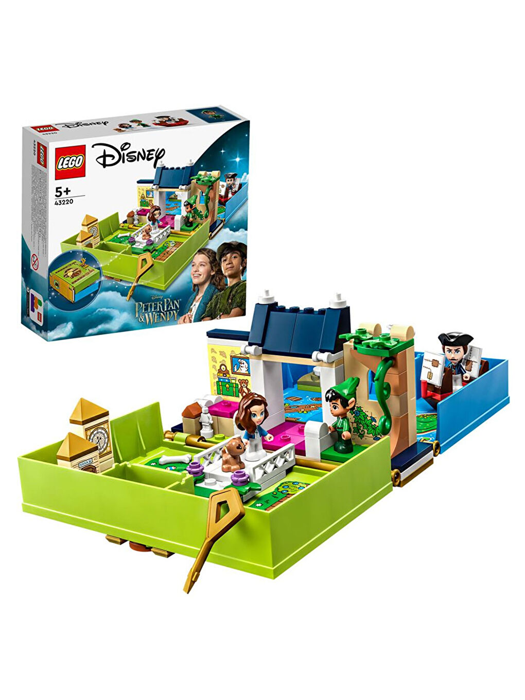 Lego Disney Peter Pan ve Wendy nin Hikaye Kitabı Macerası 43220