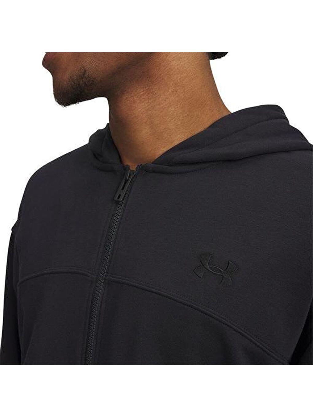 Rival Lightweight Erkek Siyah Kapüşonlu Ceket-2