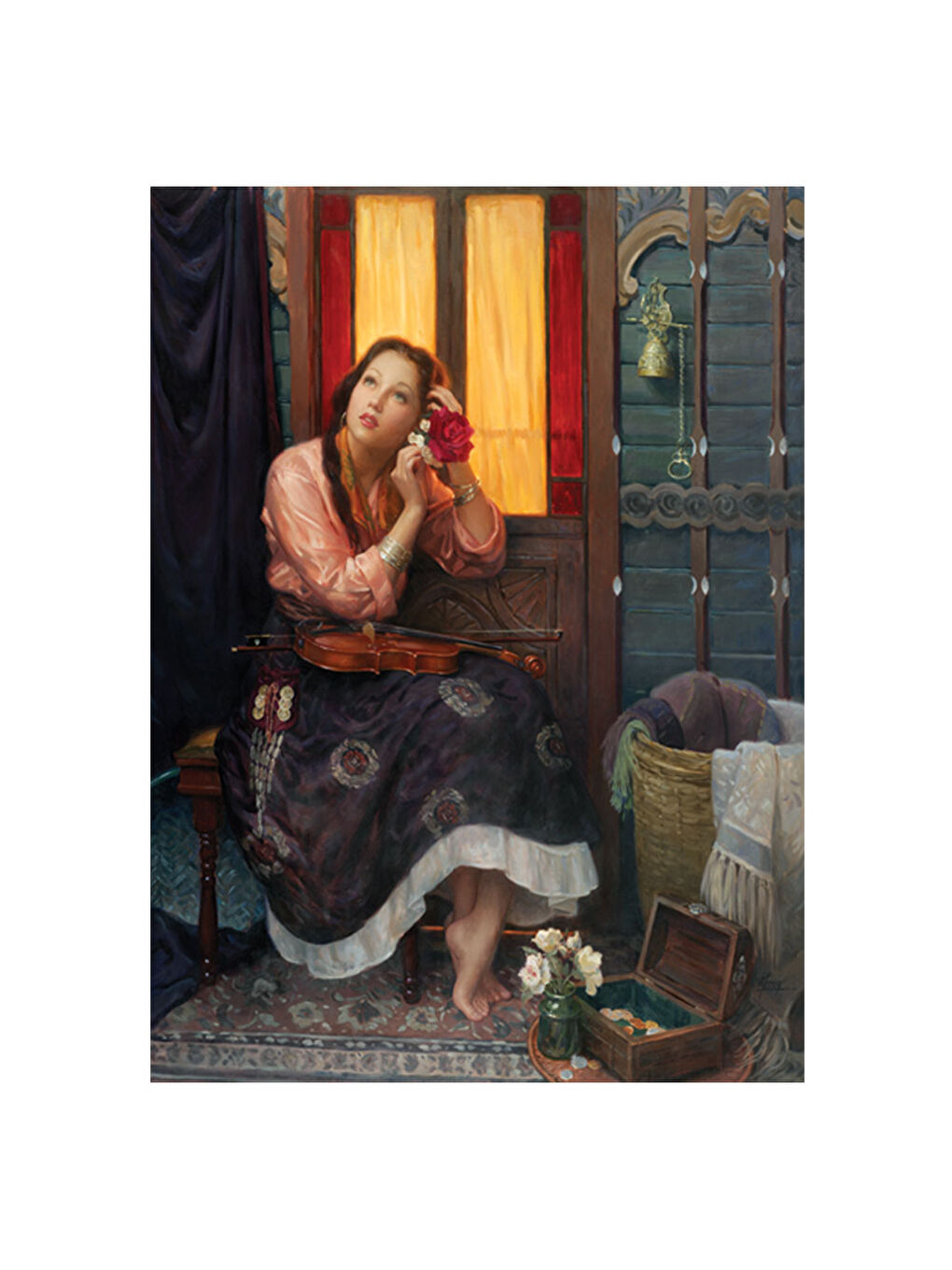 Puzzle 1000 Parça Kızıl Kadın 1072-1