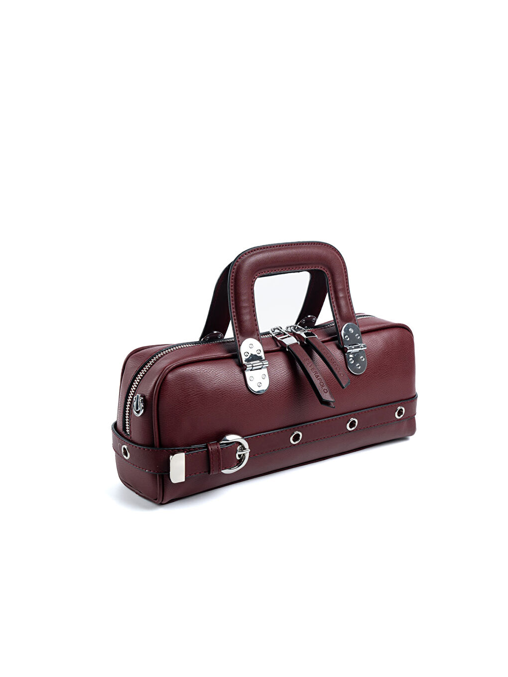 Bordo Kadın Omuz Çantası 1258-48309 SILVER POLO BAYAN ÇANTASI M105 BORDO-NİX BORDO-1