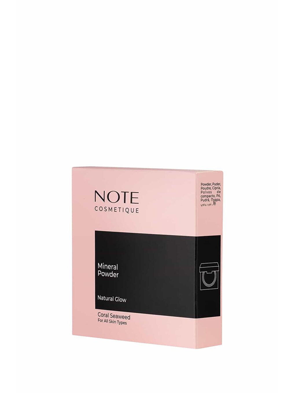 Note Cosmetique Bej Mineral Powder 01 Mat Bitişli Toz Yüz Pudrası - 2