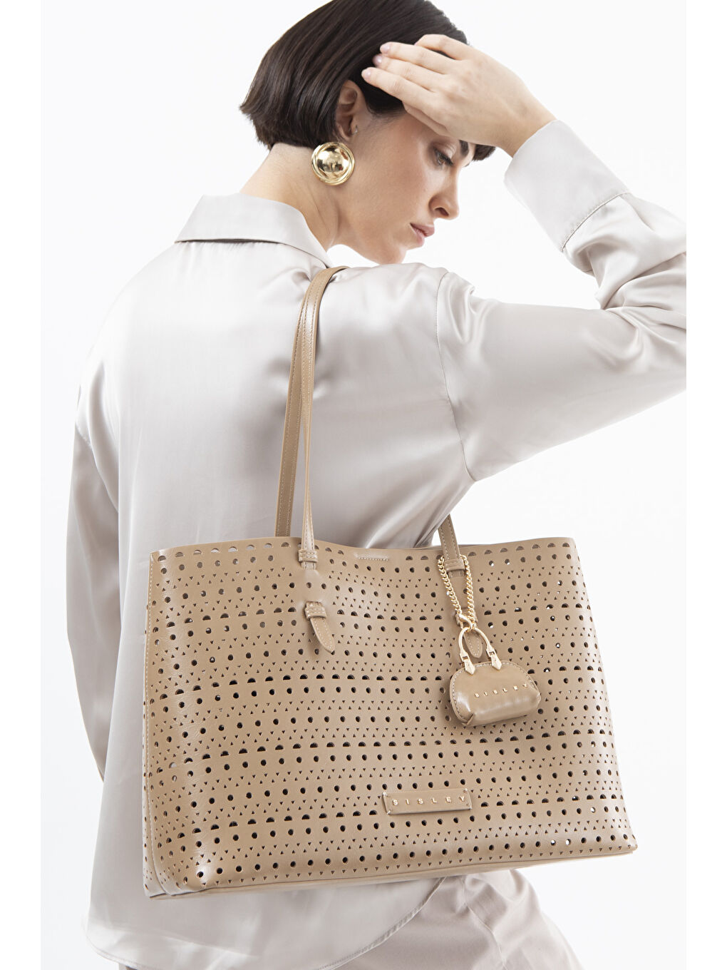 Bej Kadin Kol Çantasi Ten SLY169-2