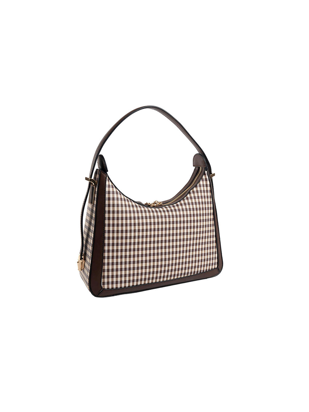 Kahverengi Kadın Omuz Çantası 1187-47870 SILVER POLO BAYAN ÇANTASI M191 KAHVE SARI-MAT KAHVE-4