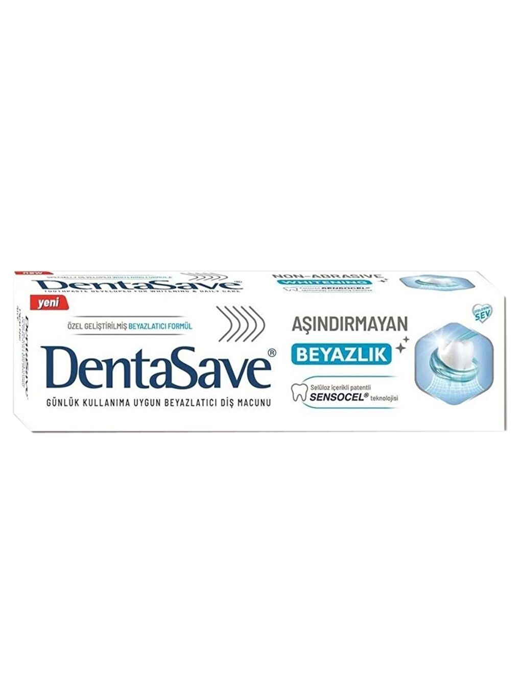 Dentasave Beyaz Aşındırmayan Beyazlık Diş Macunu 75 ml