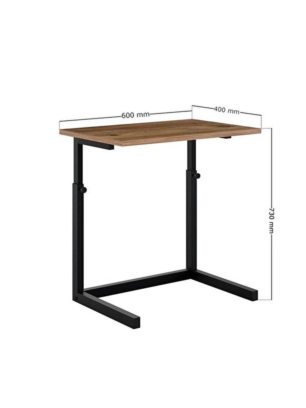 Kahverengi Ayarlanabilir Laptop Sehpası - Atlantik Çam-2