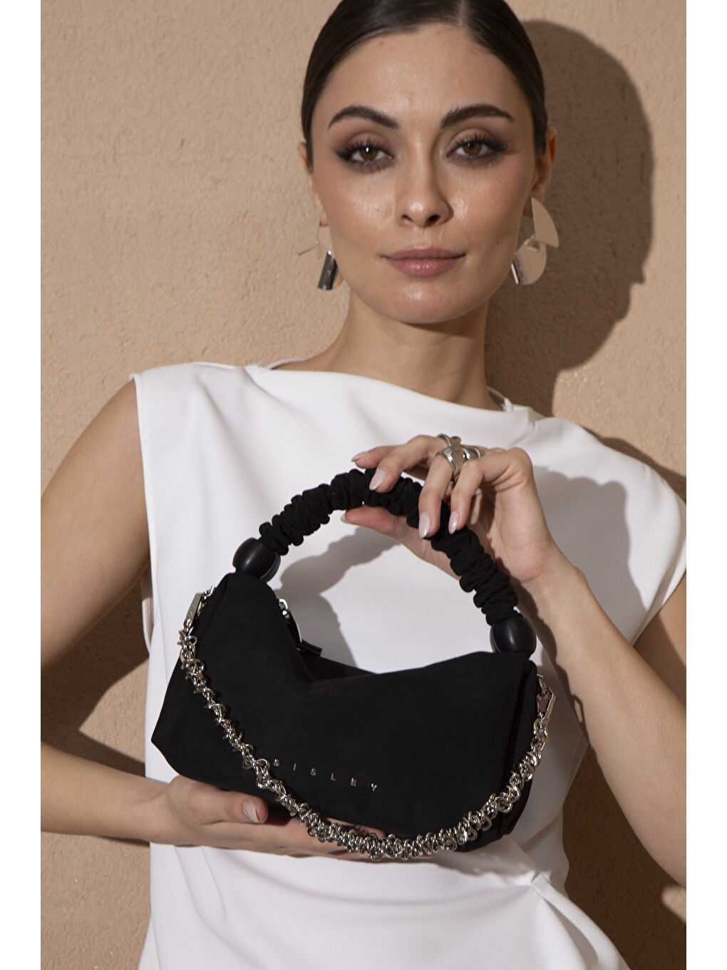Sisley Siyah Kadin El Çantasi Si̇yah SLY173