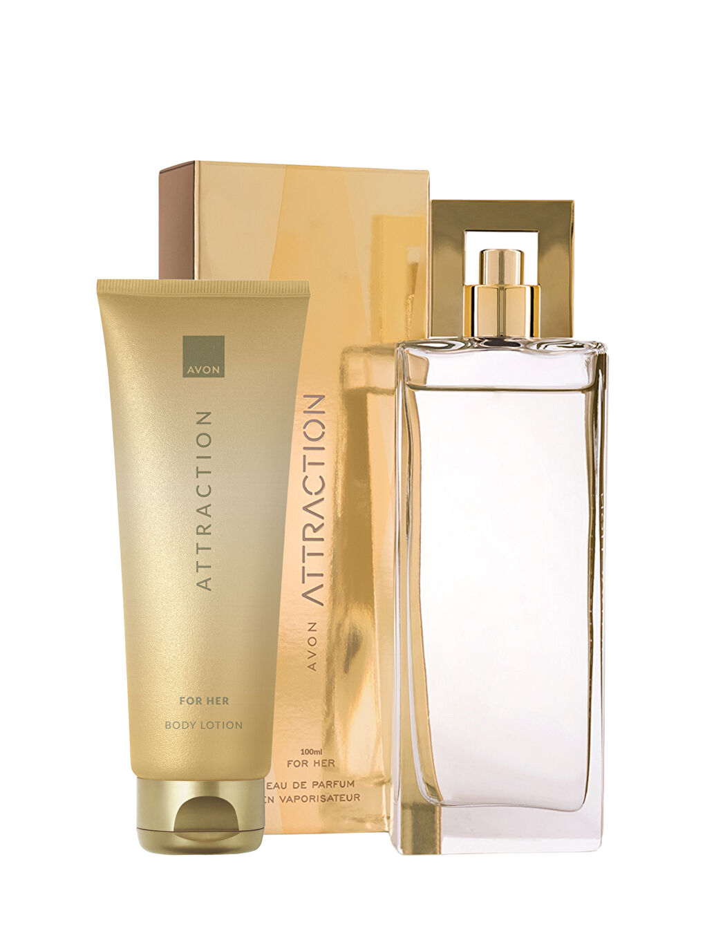 Attraction Kadın Parfüm ve Attraction Vücut Losyonu Seti