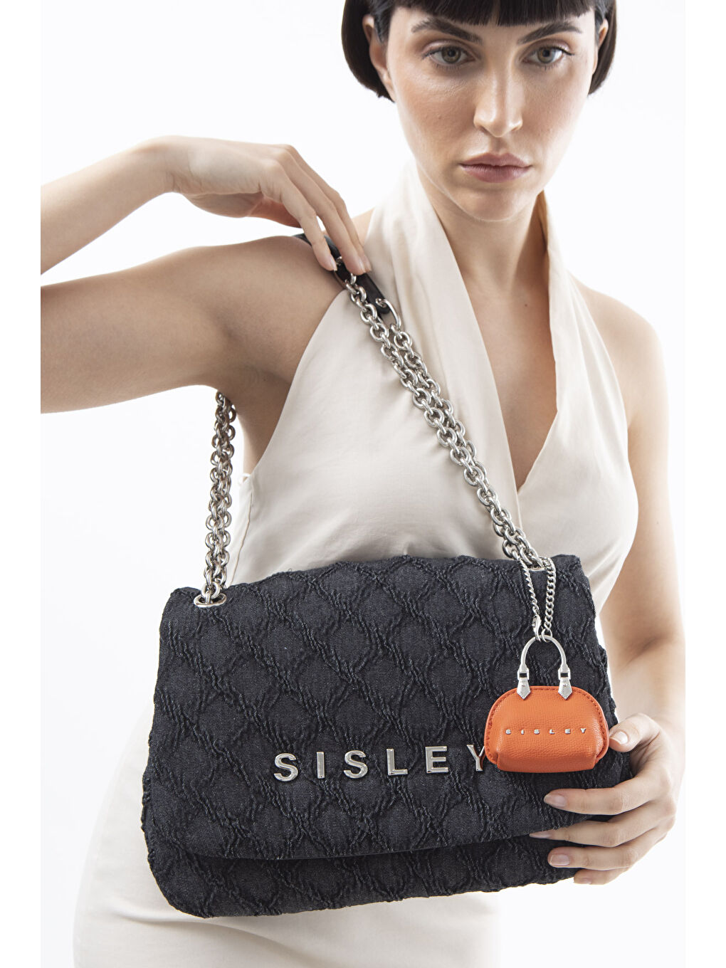 Sisley Siyah Kadin Kol Çantasi Si̇yah SLY064