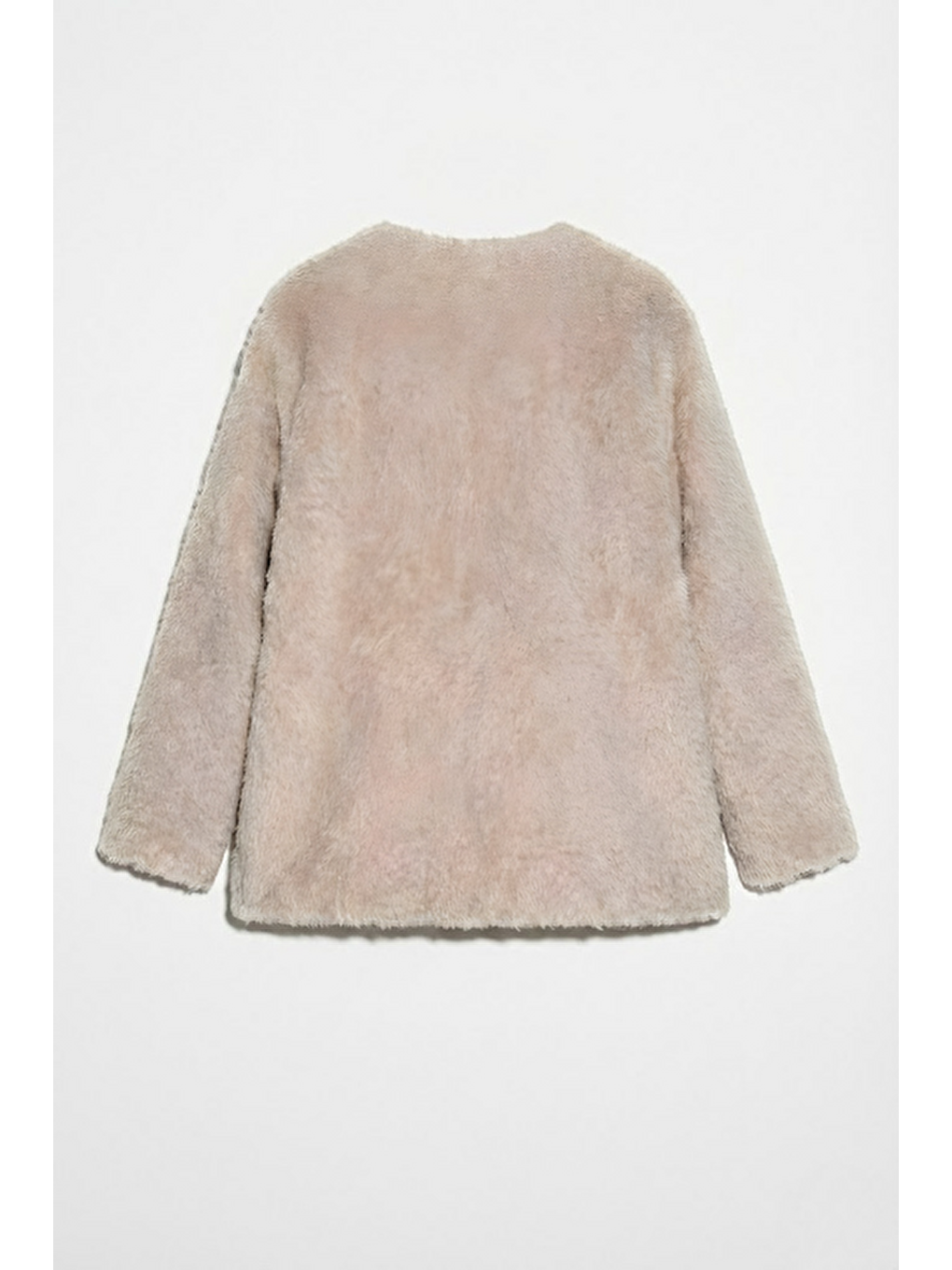 Bej Soft Kürk Ceket Vizon-6