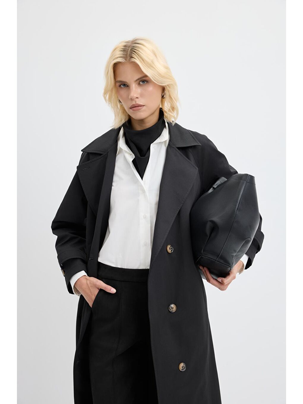 Pamuk Basic Gömlek Ekru-2