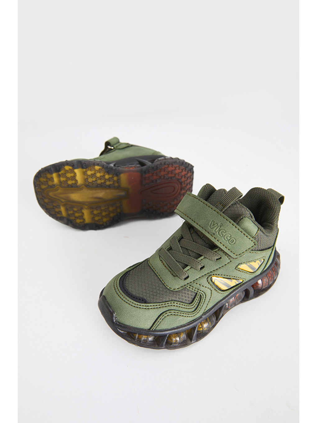 Willow Işıklı Erkek Çocuk Okul Öncesi Haki Bot