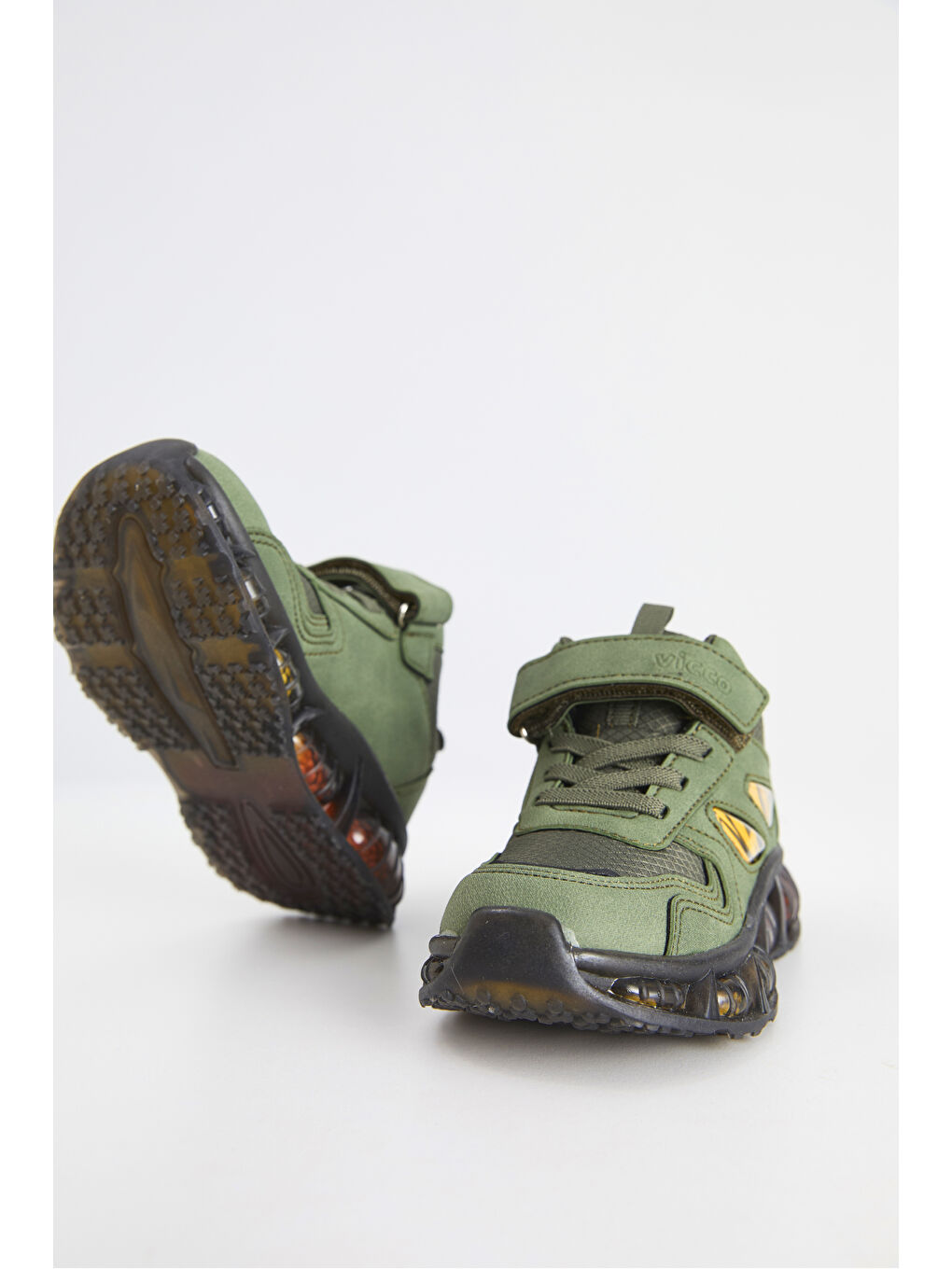 Willow Işıklı Erkek Çocuk Okul Öncesi Haki Bot-1