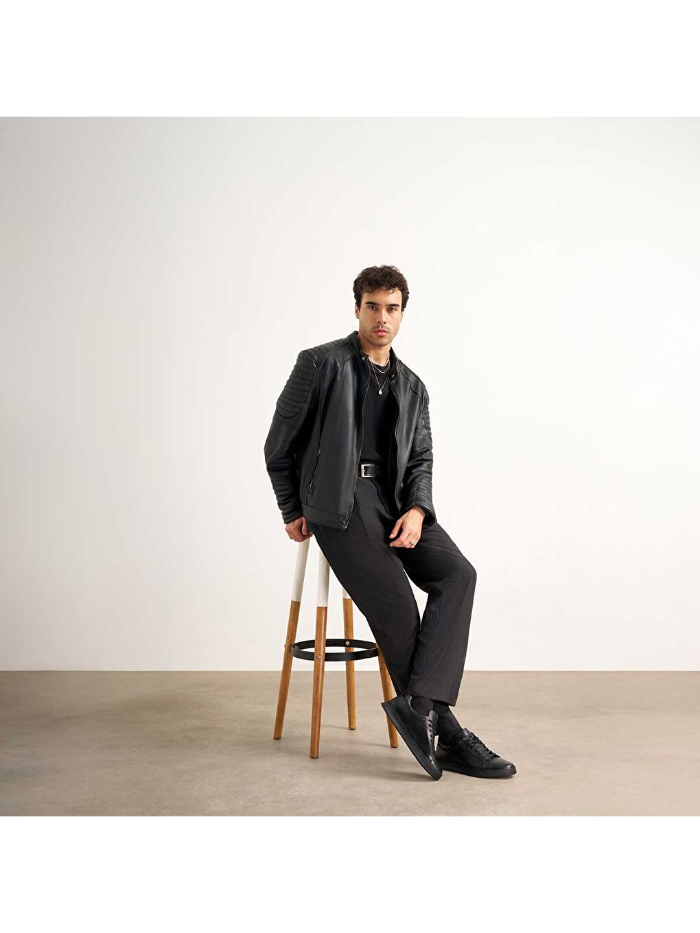 Siyah Erkek Oxford ( Klasik) KA-26Y-C15003 FORMAL Shoe-7