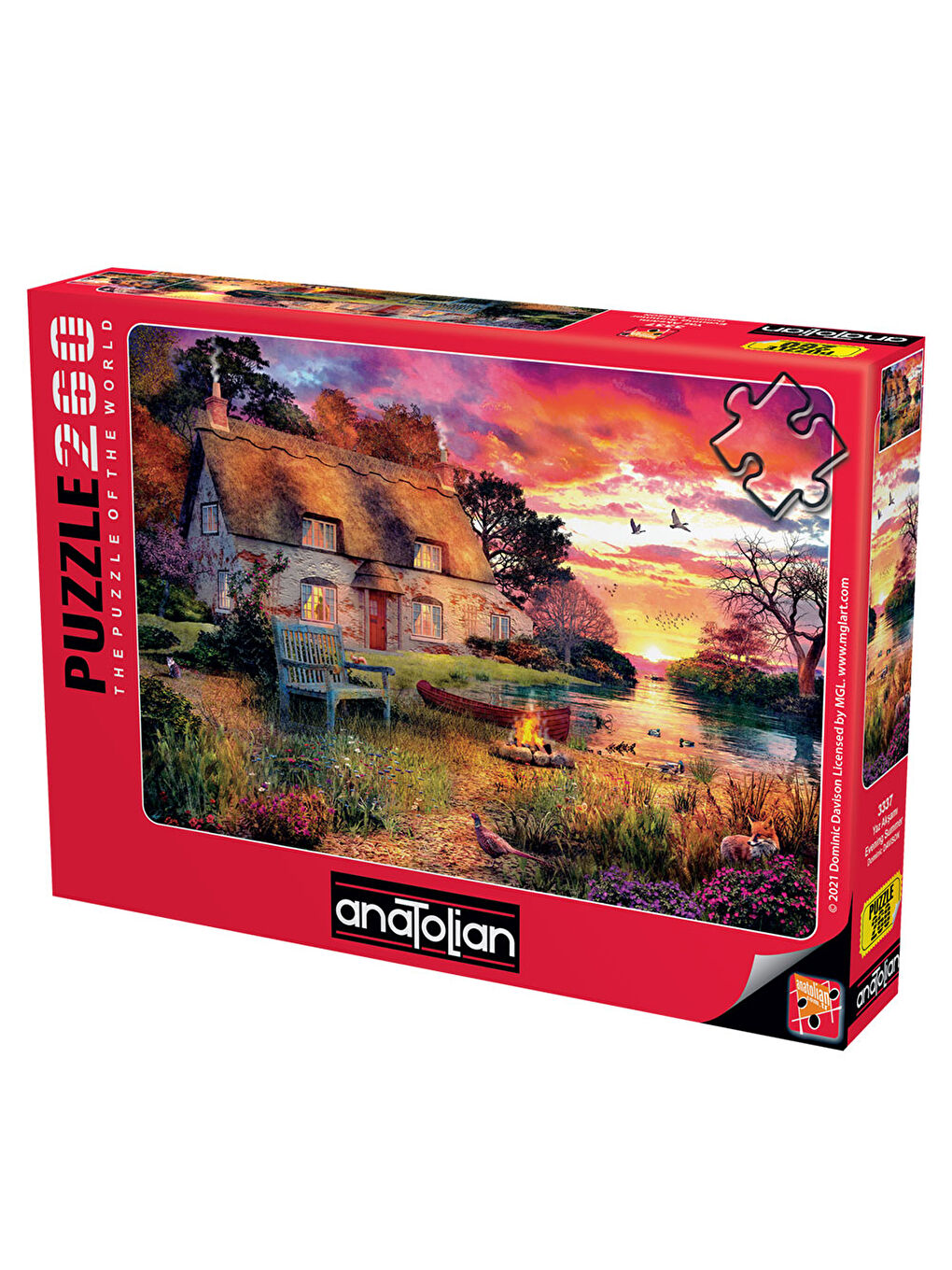 Anatolian Renksiz Puzzle 260 Parça Yaz Akşamı 3337