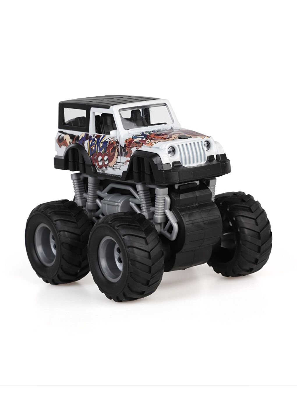 Oyuncak Isıklı- Muzıklı 1:32 Safarı Kralı Jeep 4x4 - Beyaz