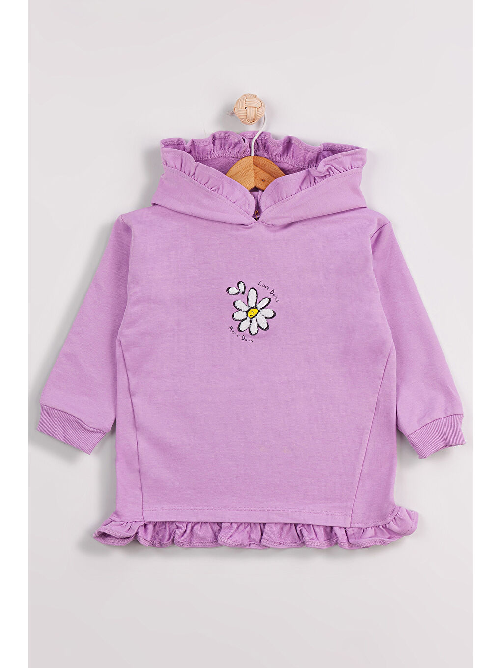 Sarı Kız Çocuk 2'li Paket Basic Sweatshirt-1