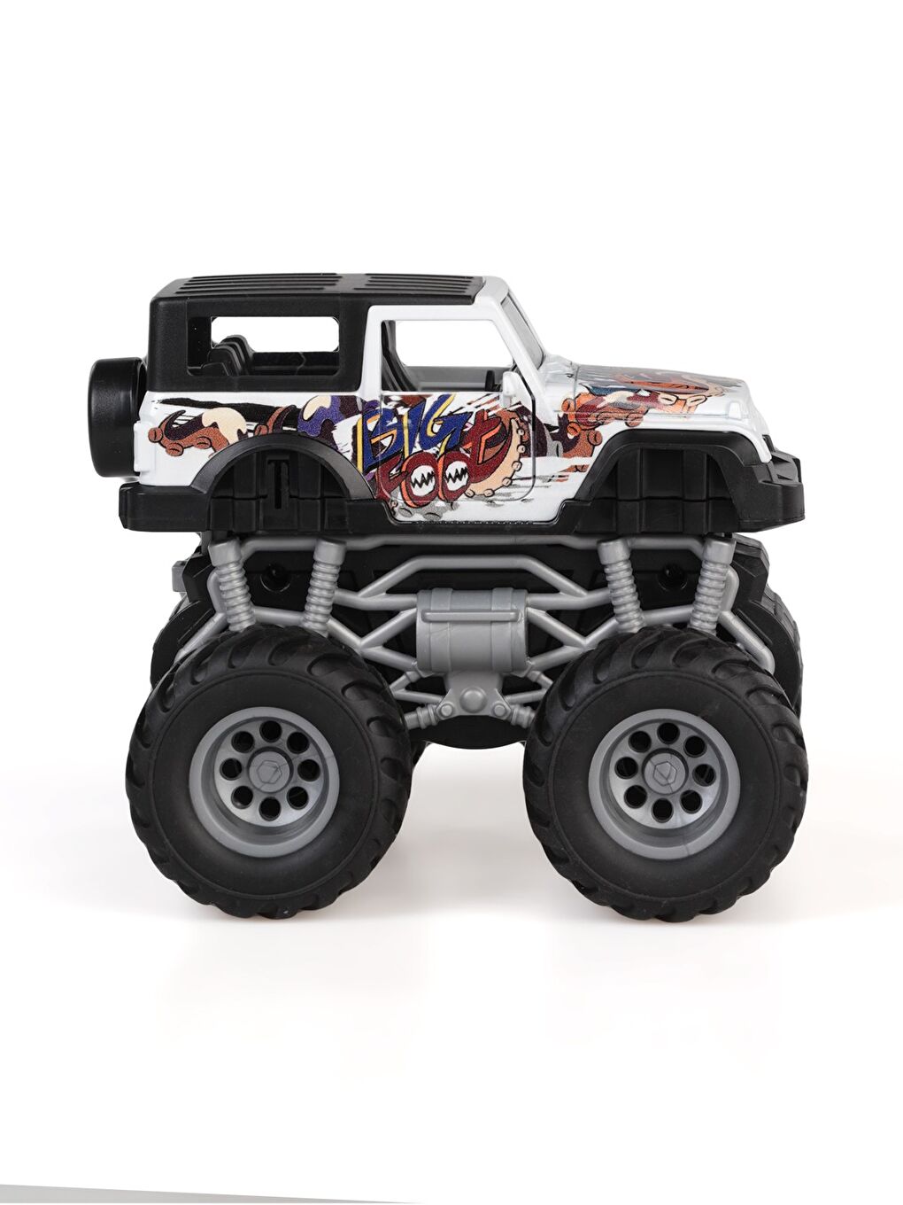 Oyuncak Isıklı- Muzıklı 1:32 Safarı Kralı Jeep 4x4 - Beyaz-2